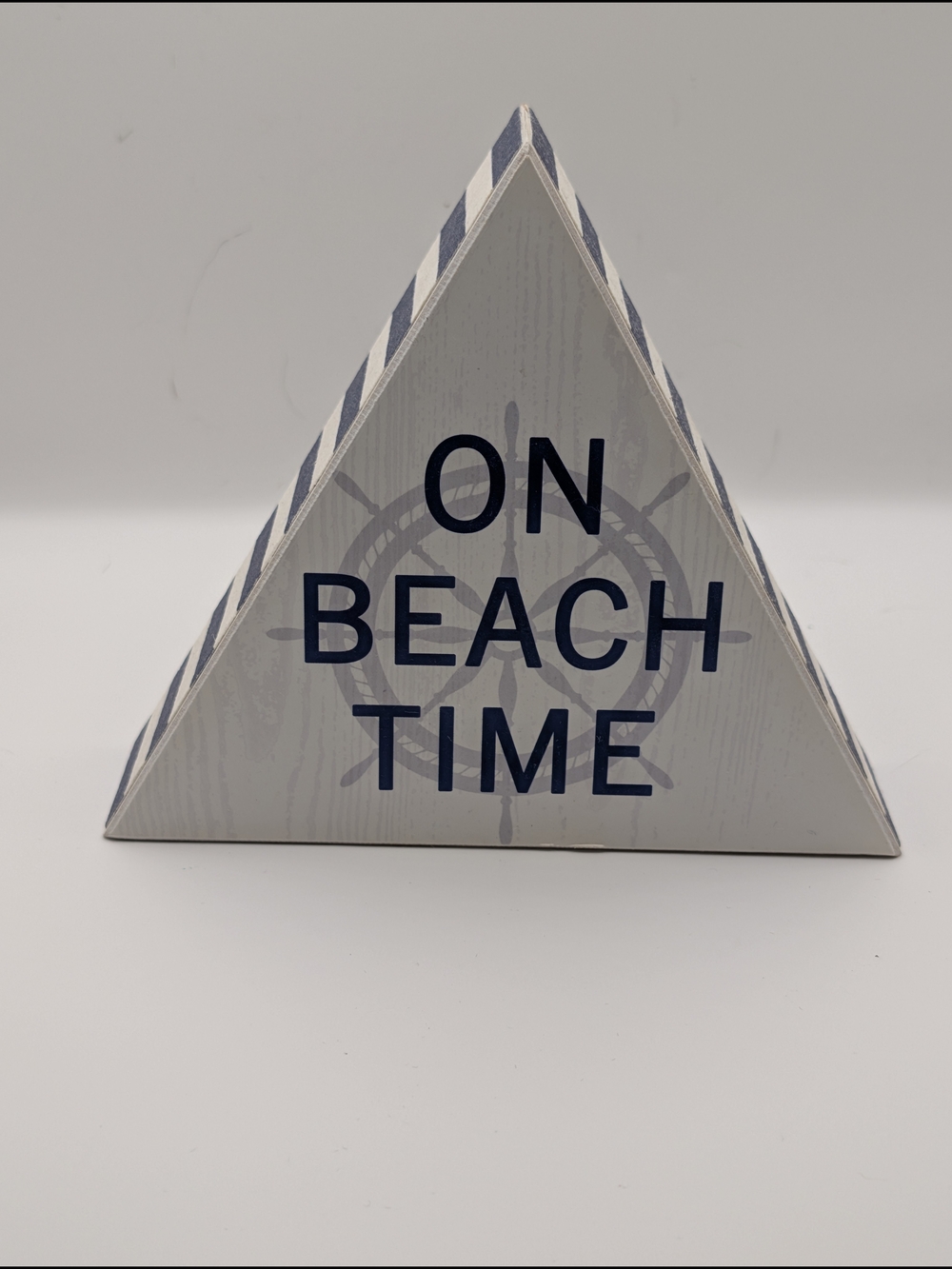 Hobby Lobby Navy and White Triangle Beach Wall Sign